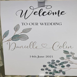 WELCOME SIGN/TABLE PLAN
